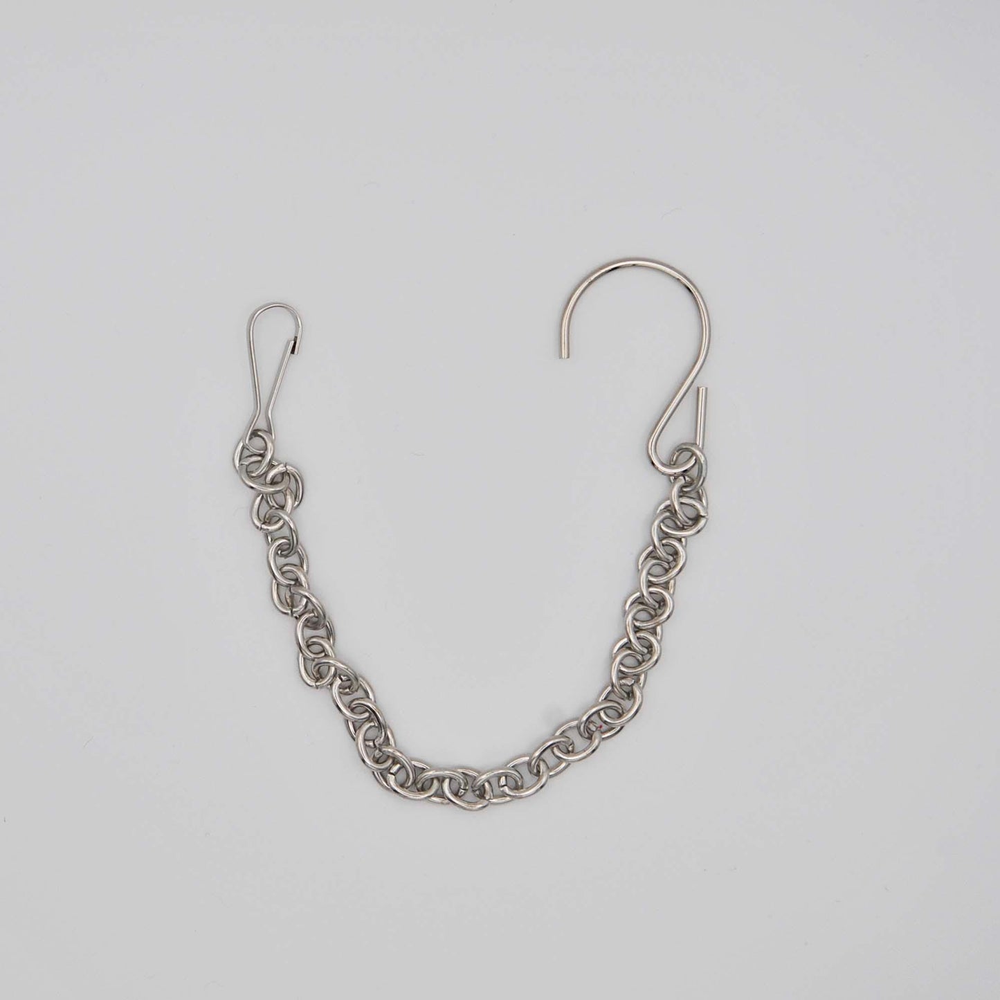 Hanger Chain Hardware- 10 inch stainless steel hook, jack chain and clasp