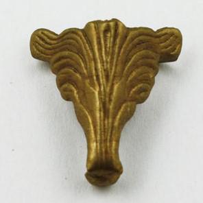 Brass jewelry box feet, 4 pack