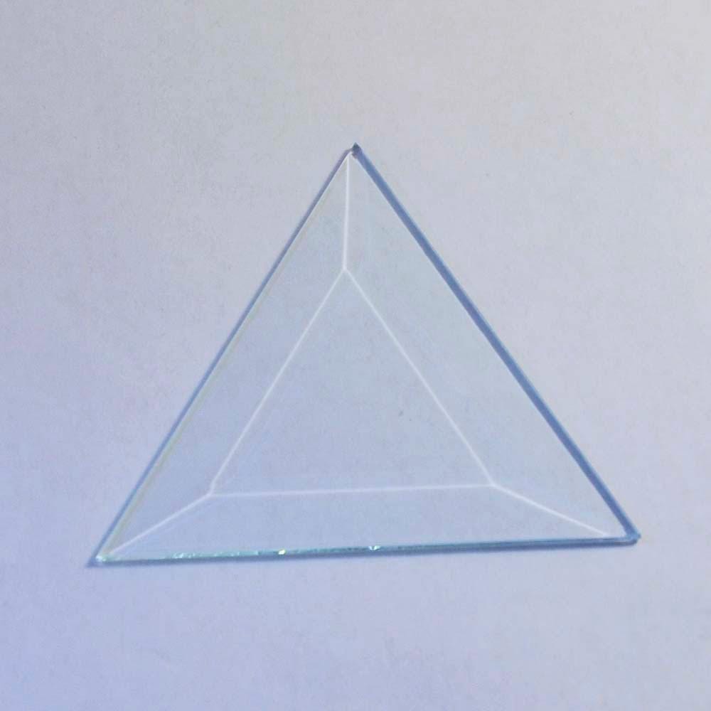 4" Triangle Glass Bevel