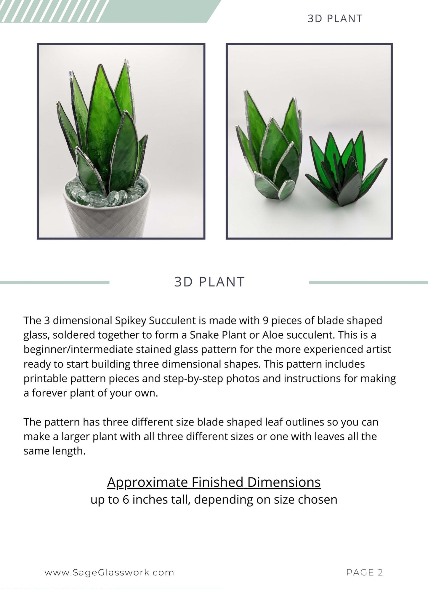 3D Spikey Succulent TUTORIAL