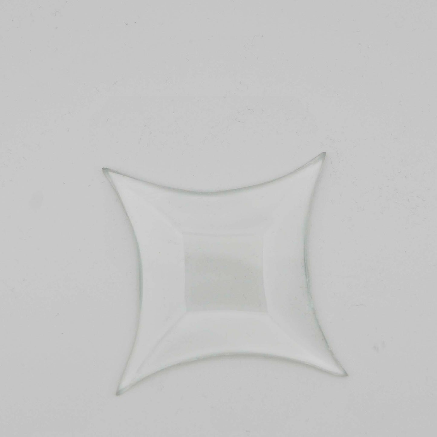 3.25" Star Glass Bevel, 3 1/4 inch concave sides