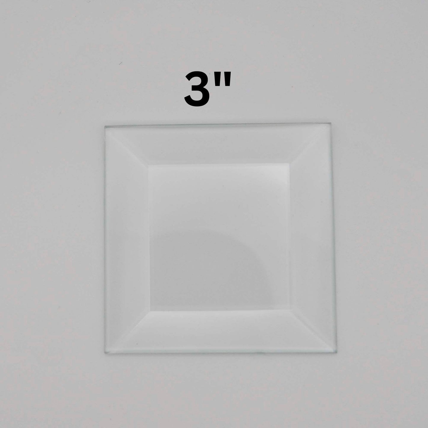 3" Square Glass Bevel