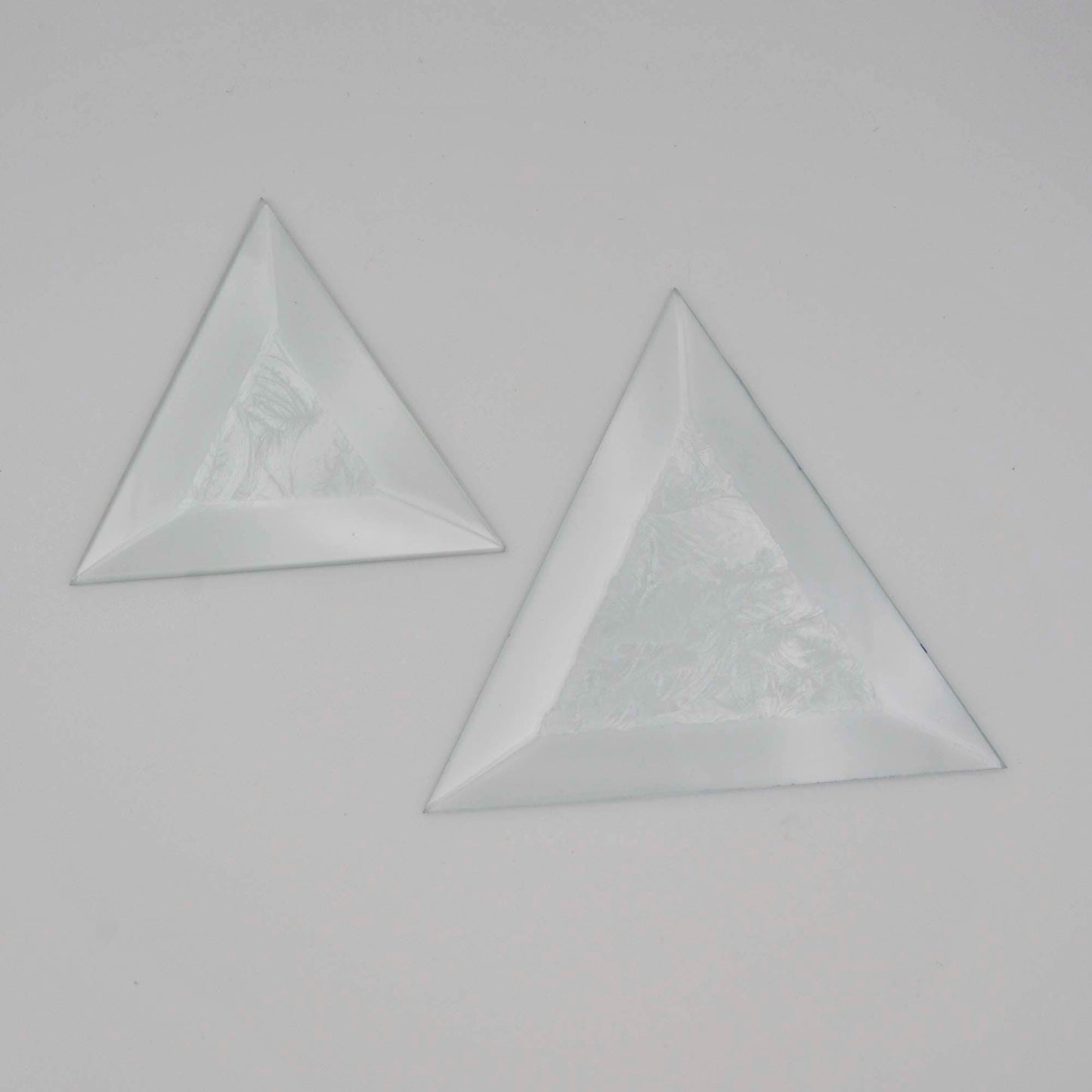 Triangle Bevel with Glue Chip center, 3 inch or 4 inch