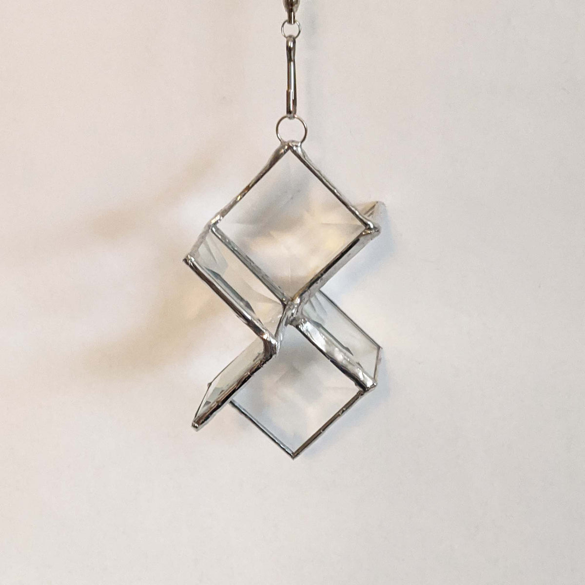 3D Stained Glass morphing star bevel spinner