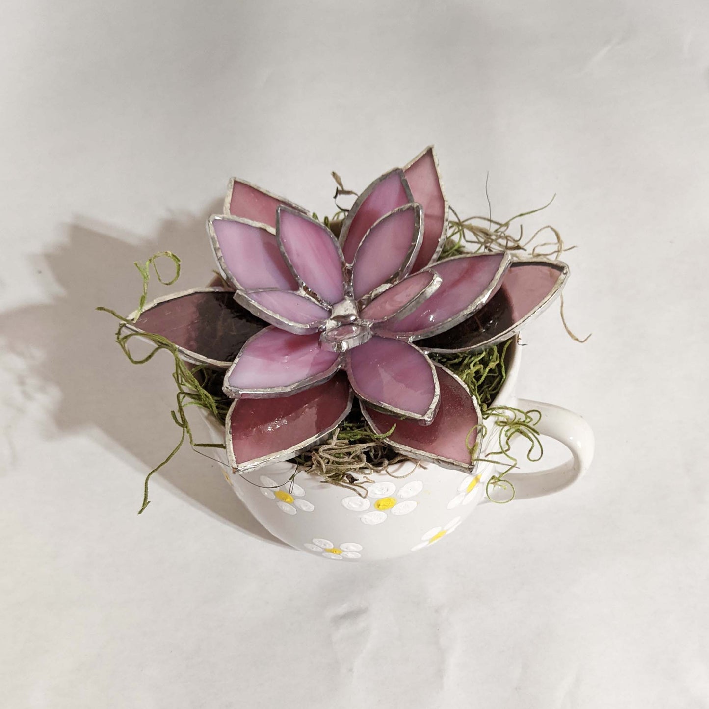 3D Succulent Flower stained glass pattern and TUTORIAL