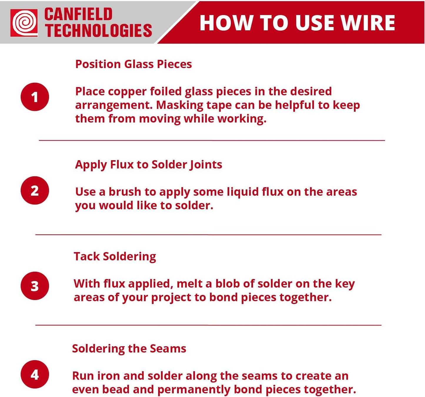Canfield Solder 60/40 tin/lead, 1 lb spool