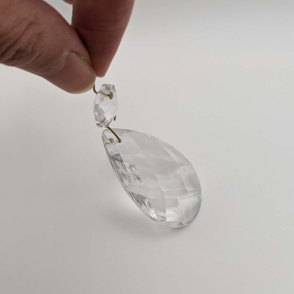 2 inch crystal teardrop prism