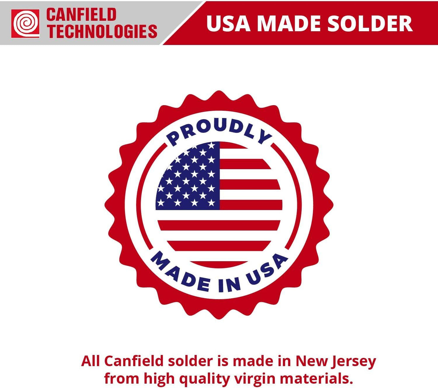 Canfield Solder 50/50 tin/lead, 1 lb