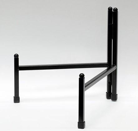 Angled Metal table top Display Stand for stained glass, 4", 6" or 8" wide