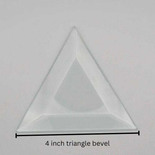 4" Triangle Glass Bevel