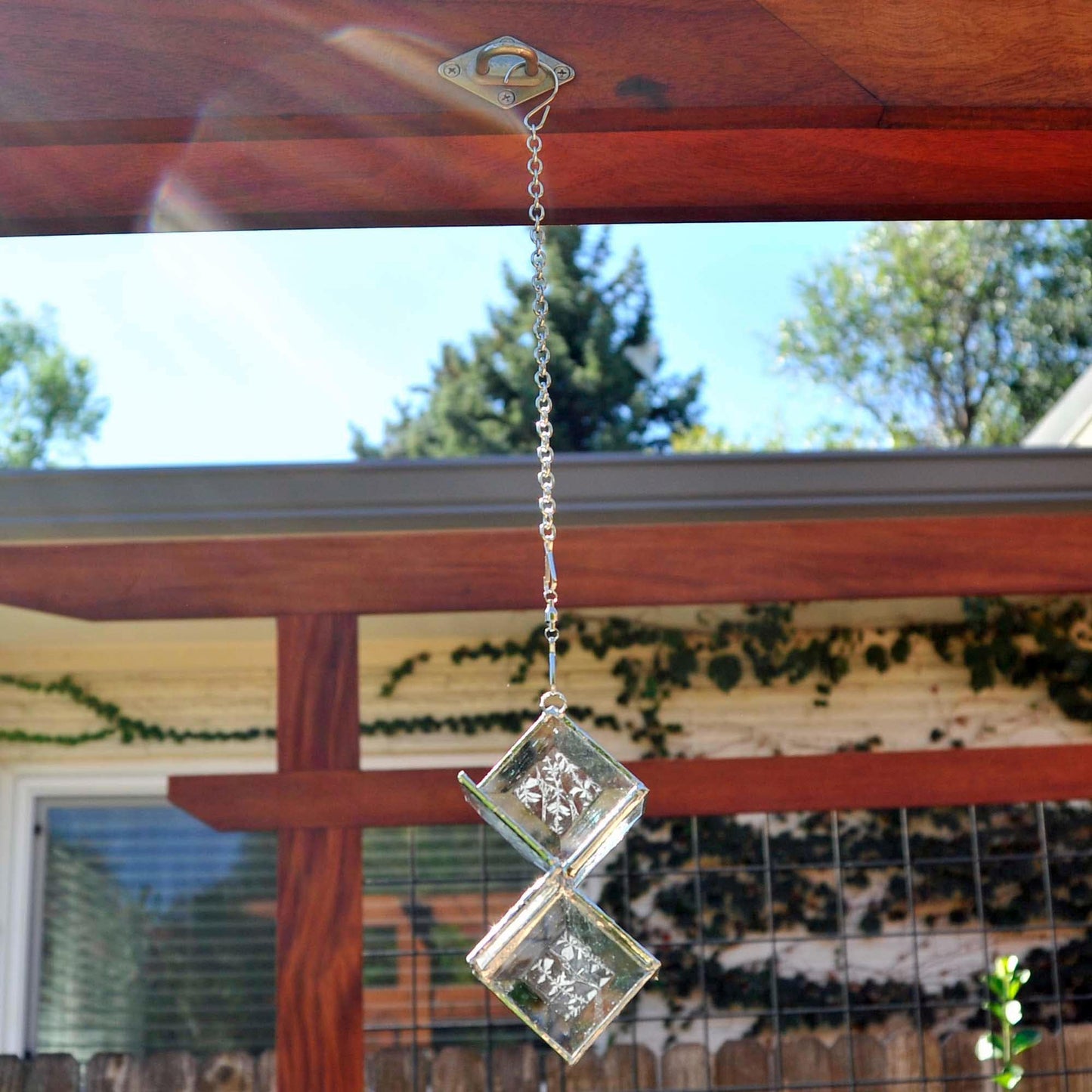 Hanger Chain Hardware- 10 inch stainless steel hook, jack chain and clasp