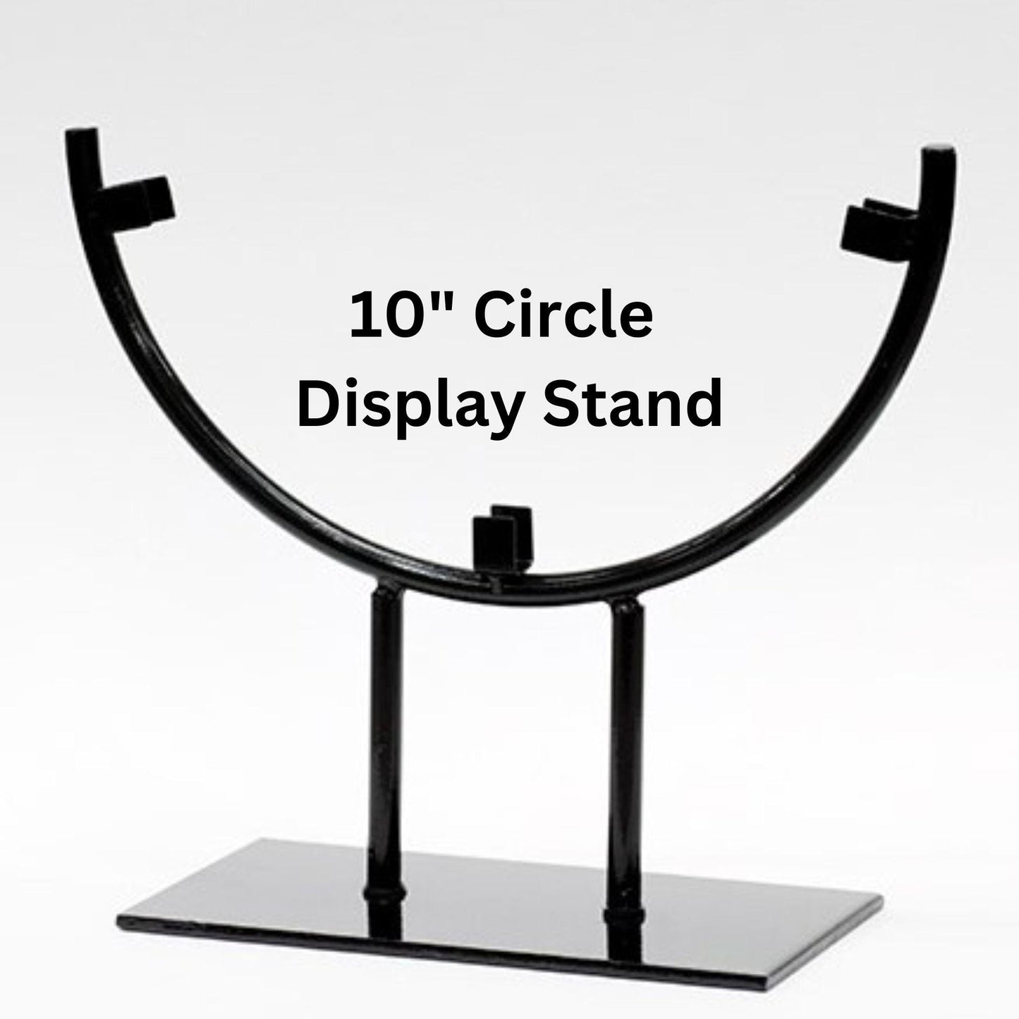 CIRCLE table top Display Stand for stained glass, 8", 10" and 12" wide