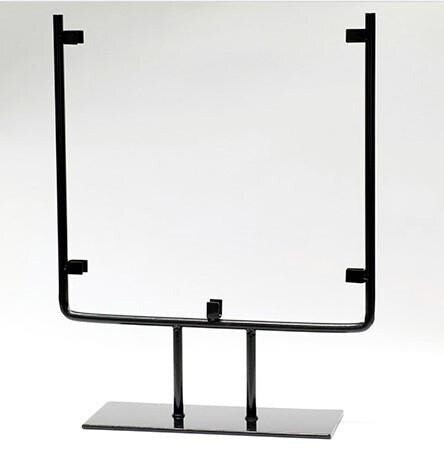 SQUARE table top Display Stand for stained glass, 8", 10" and 12" wide