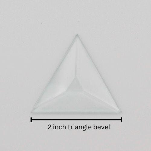 2" Triangle Glass Bevel