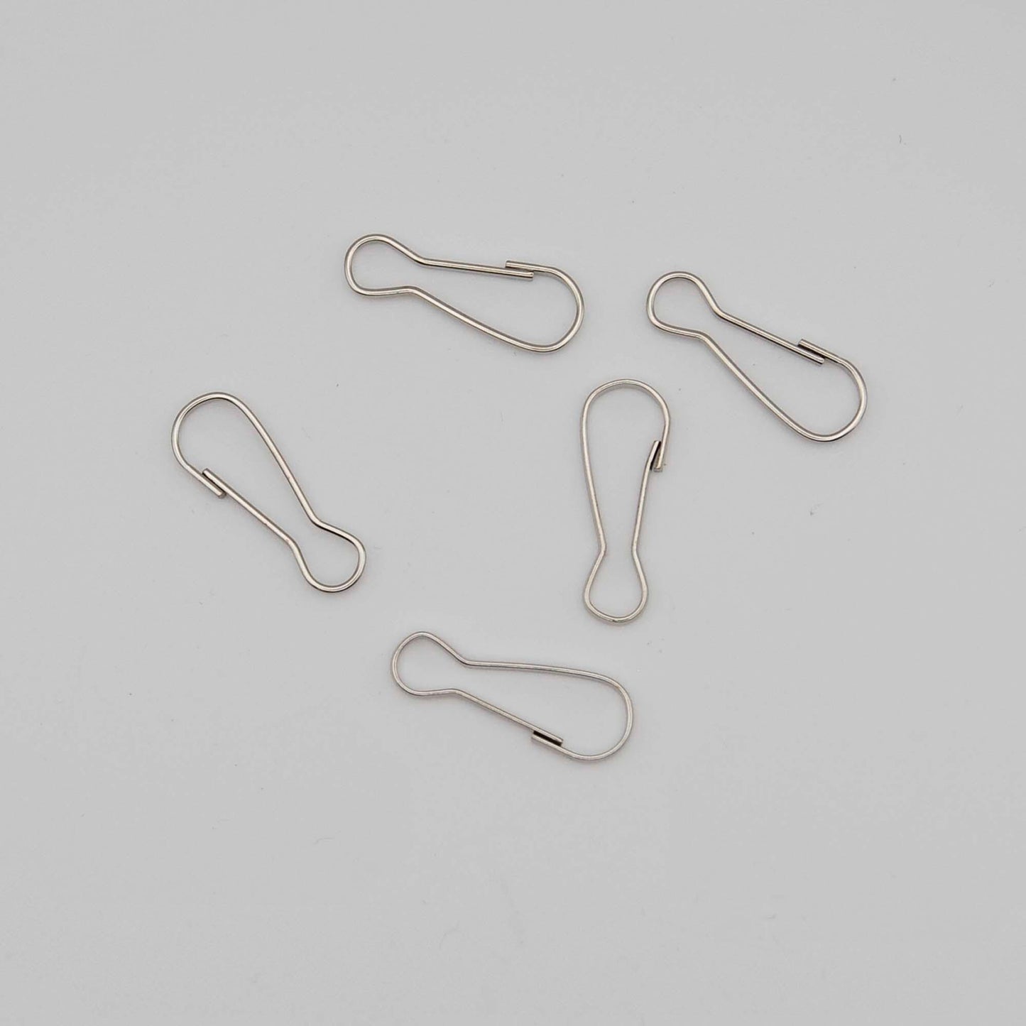 Lanyard Hardware, set of 5 stainless steel clasps