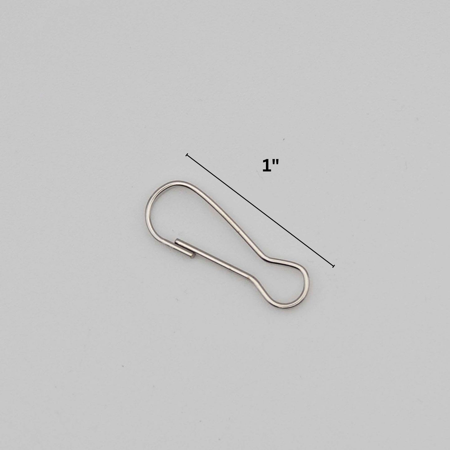 Lanyard Hardware, set of 5 stainless steel clasps