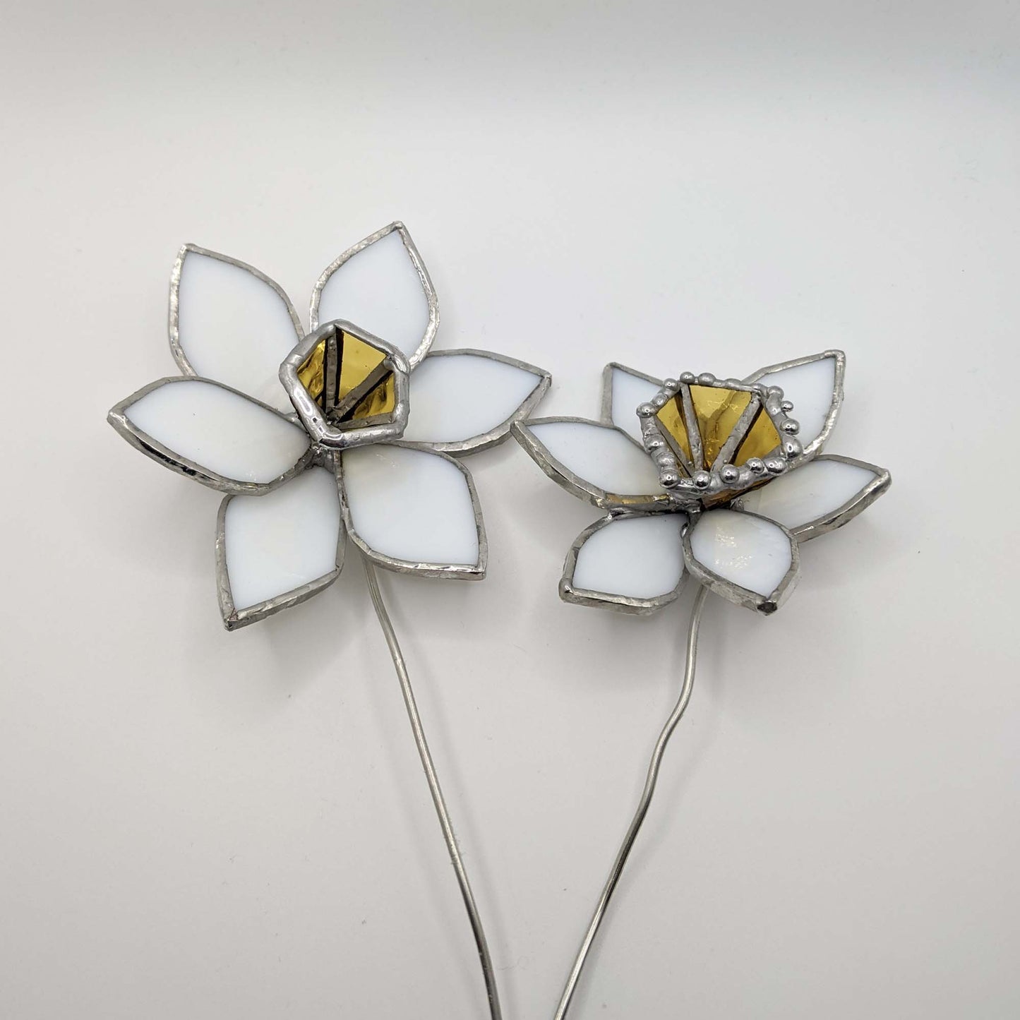 3D Daffodil Flower TUTORIAL stained glass pattern