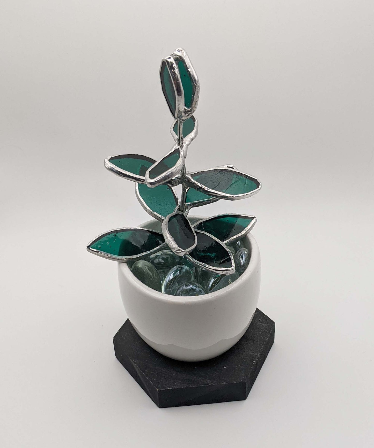 3D Jade Succulent plant stained glass pattern TUTORIAL