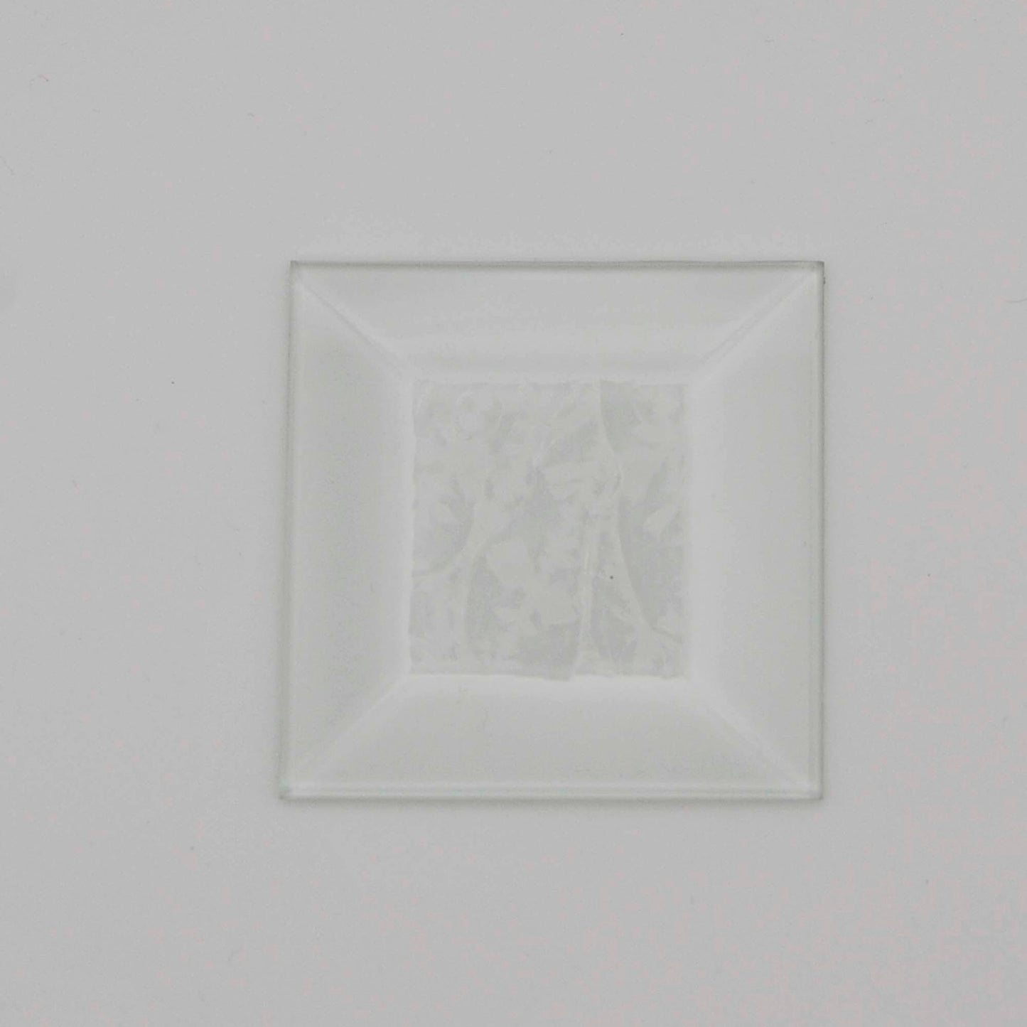 2" Square Glue Chip Glass Bevel