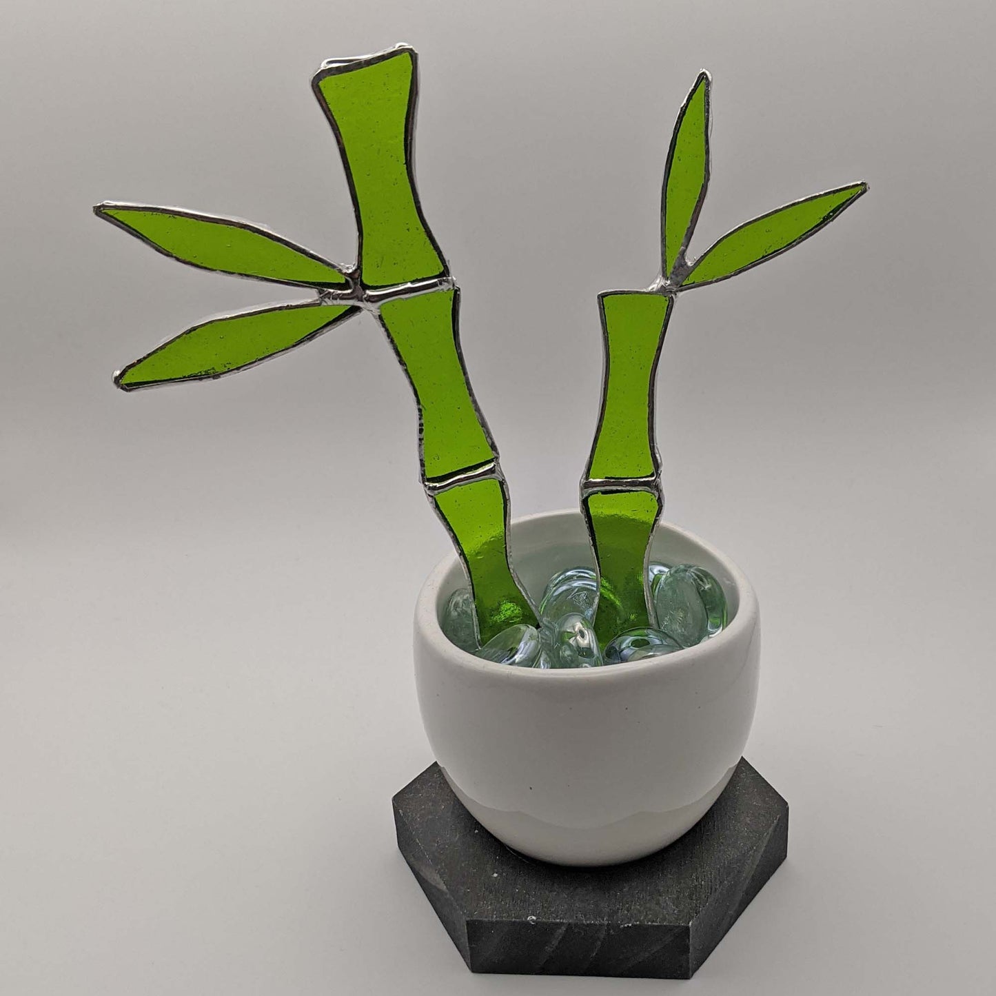 Lucky Bamboo stained glass pattern