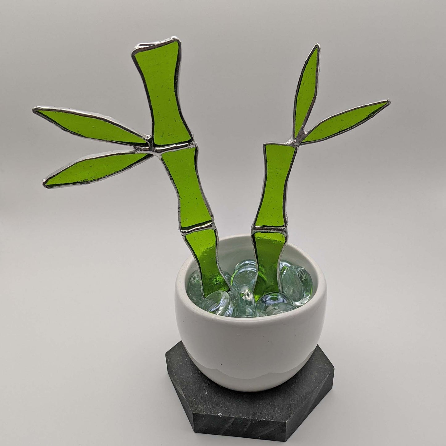Lucky Bamboo stained glass pattern