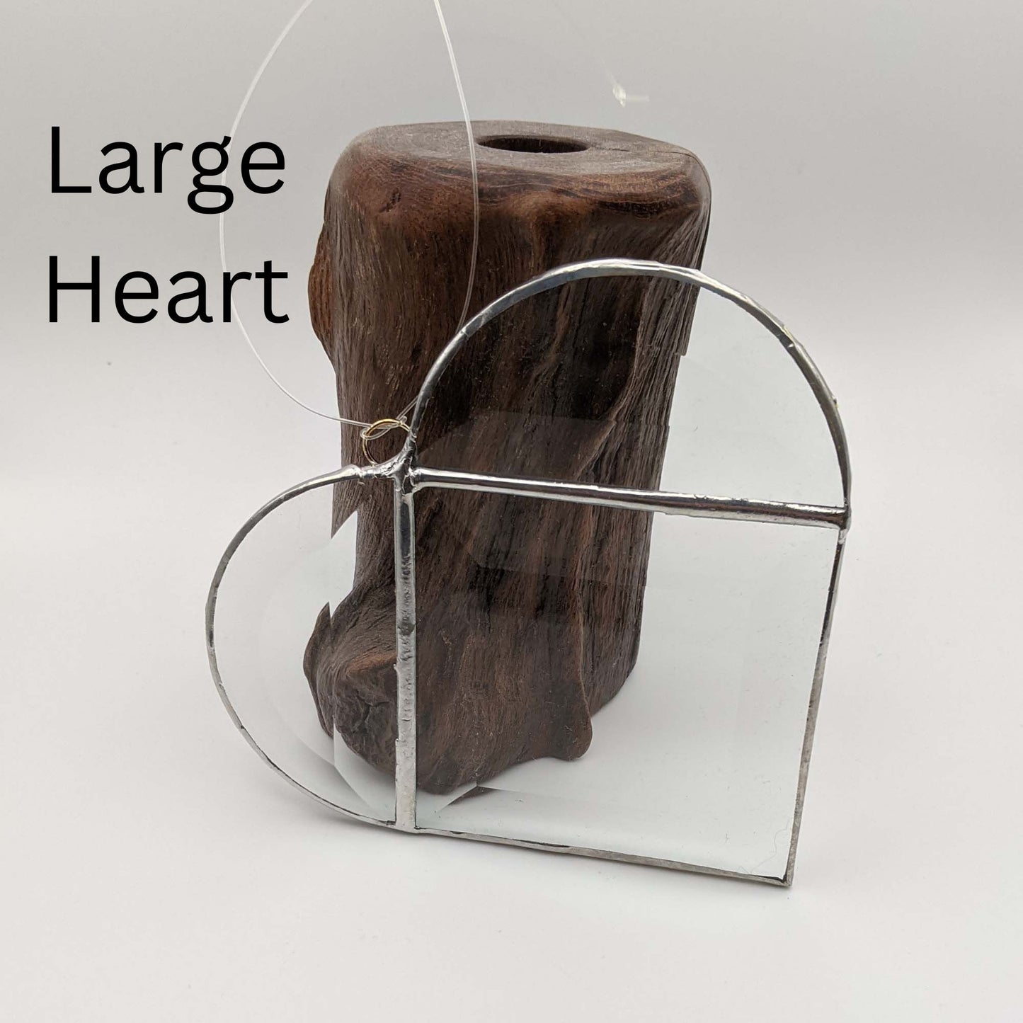 Stained Glass Bevel Heart