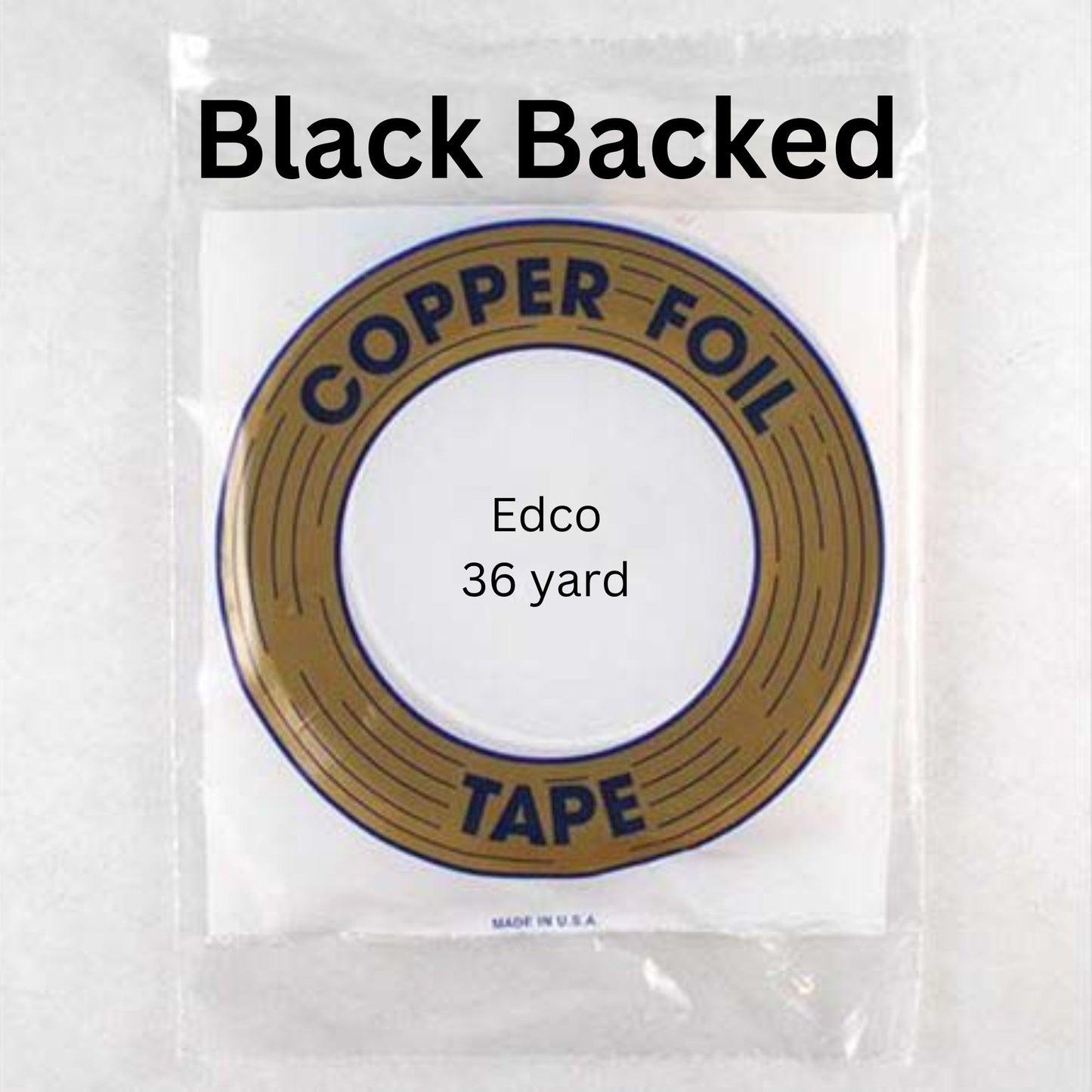 Edco SILVER BACK foil tape roll size 7/32" 1/4" 5/16" 3/8" 1/2"