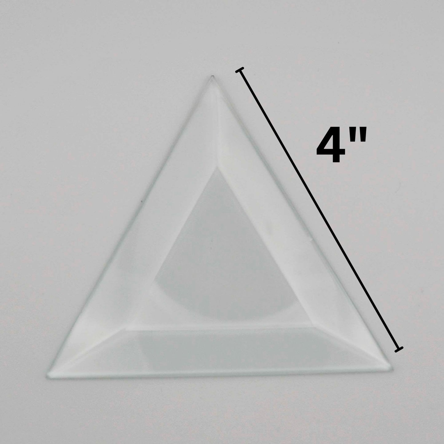 4" Triangle Glass Bevel