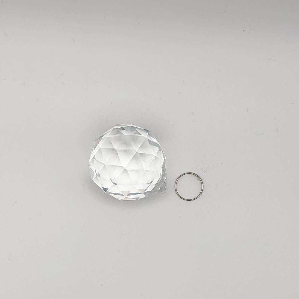 30mm crystal ball, clear glass prism 1.18 inch round sphere