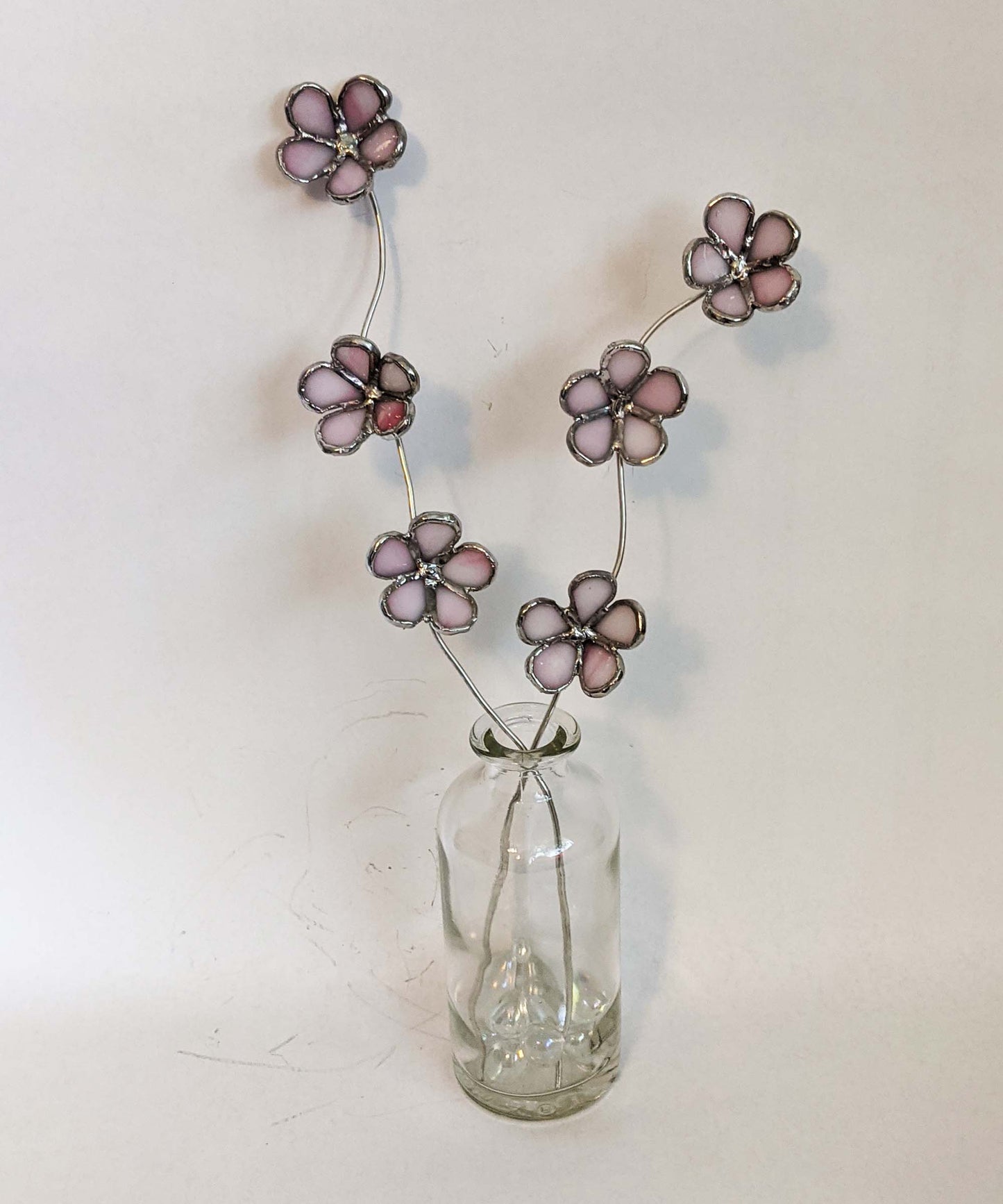 3D Cherry Blossom Flower Branch stained glass pattern and TUTORIAL