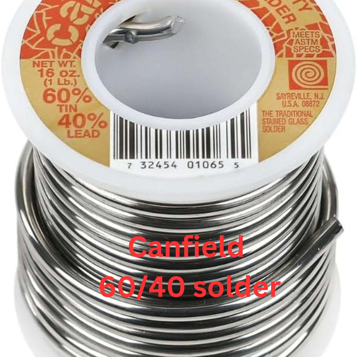 Canfield Solder 60/40 tin/lead, 1 lb spool