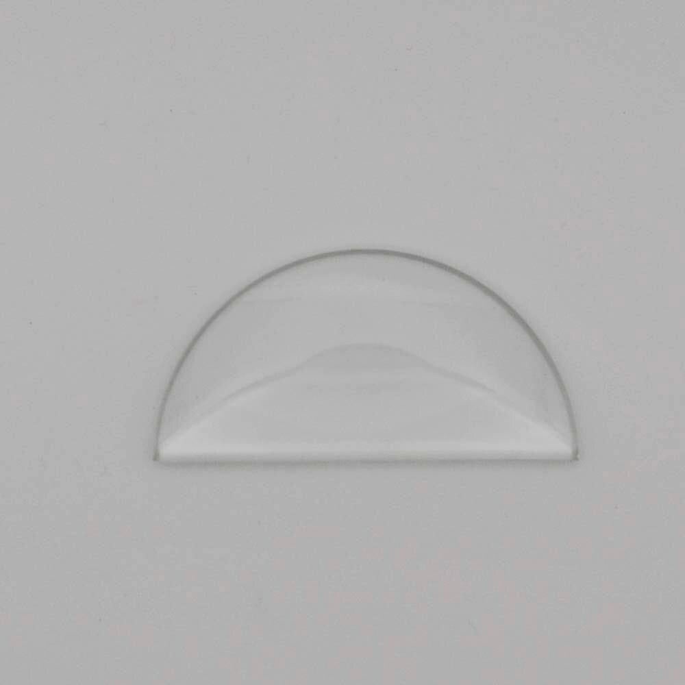 2" Half Circle Beveled Glass