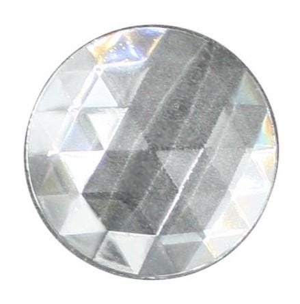 Clear round glass Jewel
