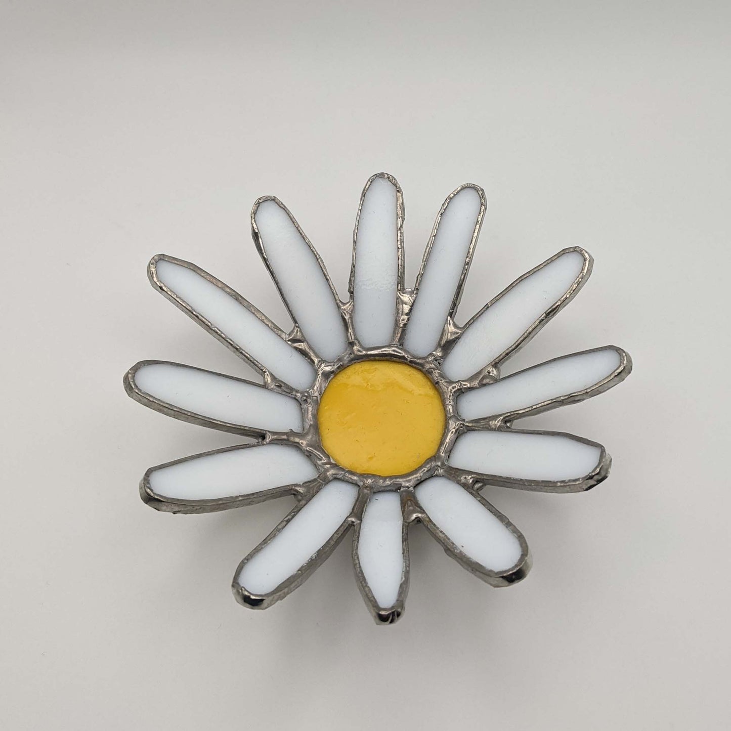 3D Daisy Ring Dish TUTORIAL stained glass pattern