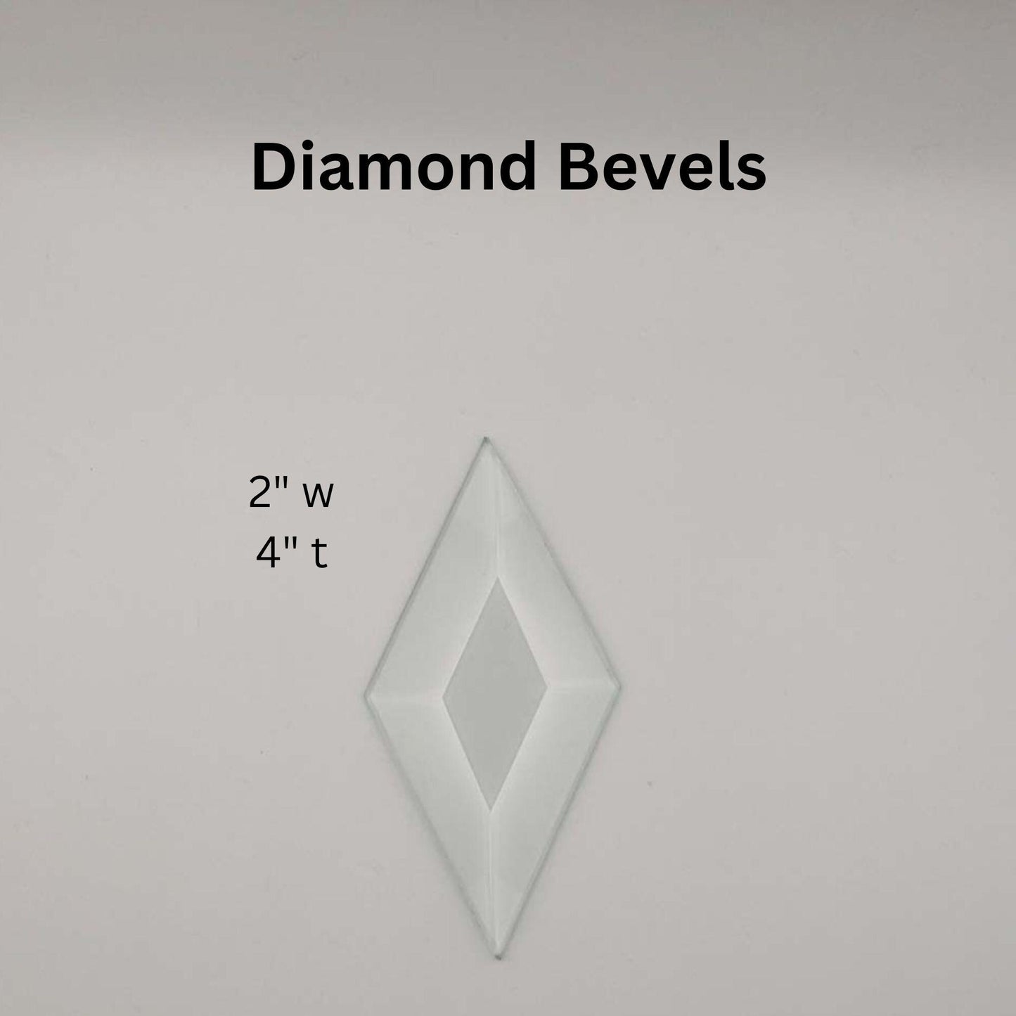 2" x 4" Diamond Bevel