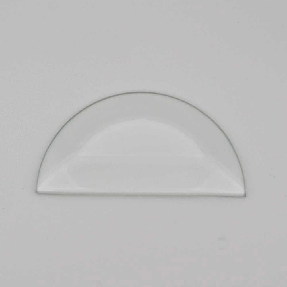 3" Half Circle Beveled Glass