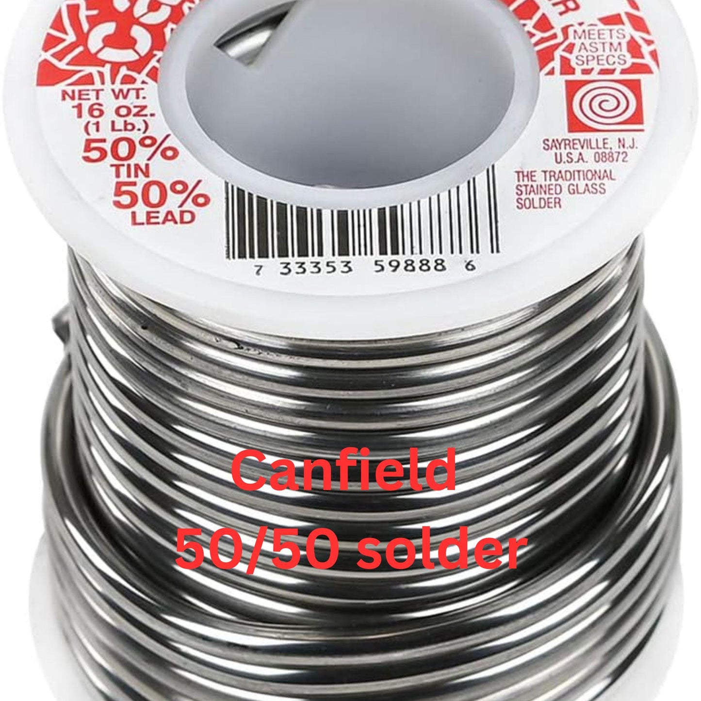 Canfield Solder 50/50 tin/lead, 1 lb