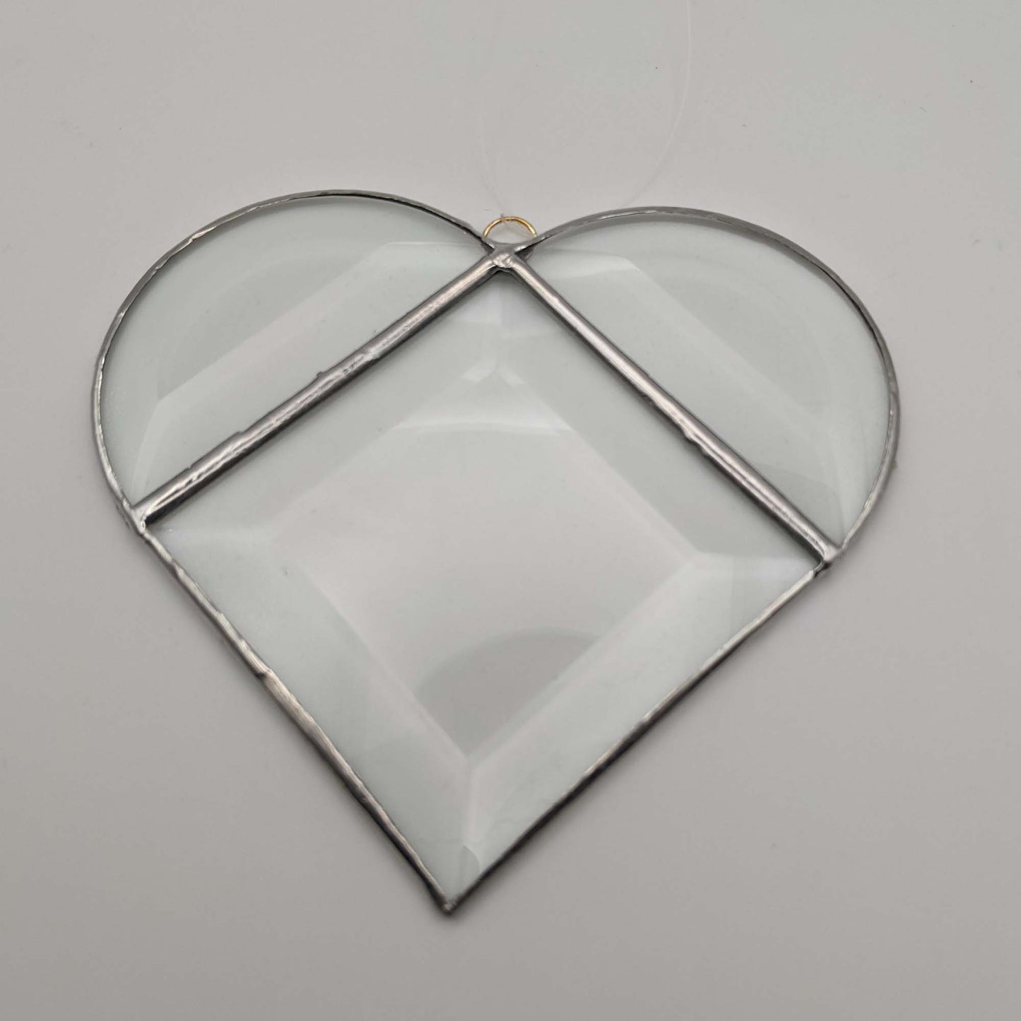 Stained Glass Bevel Heart