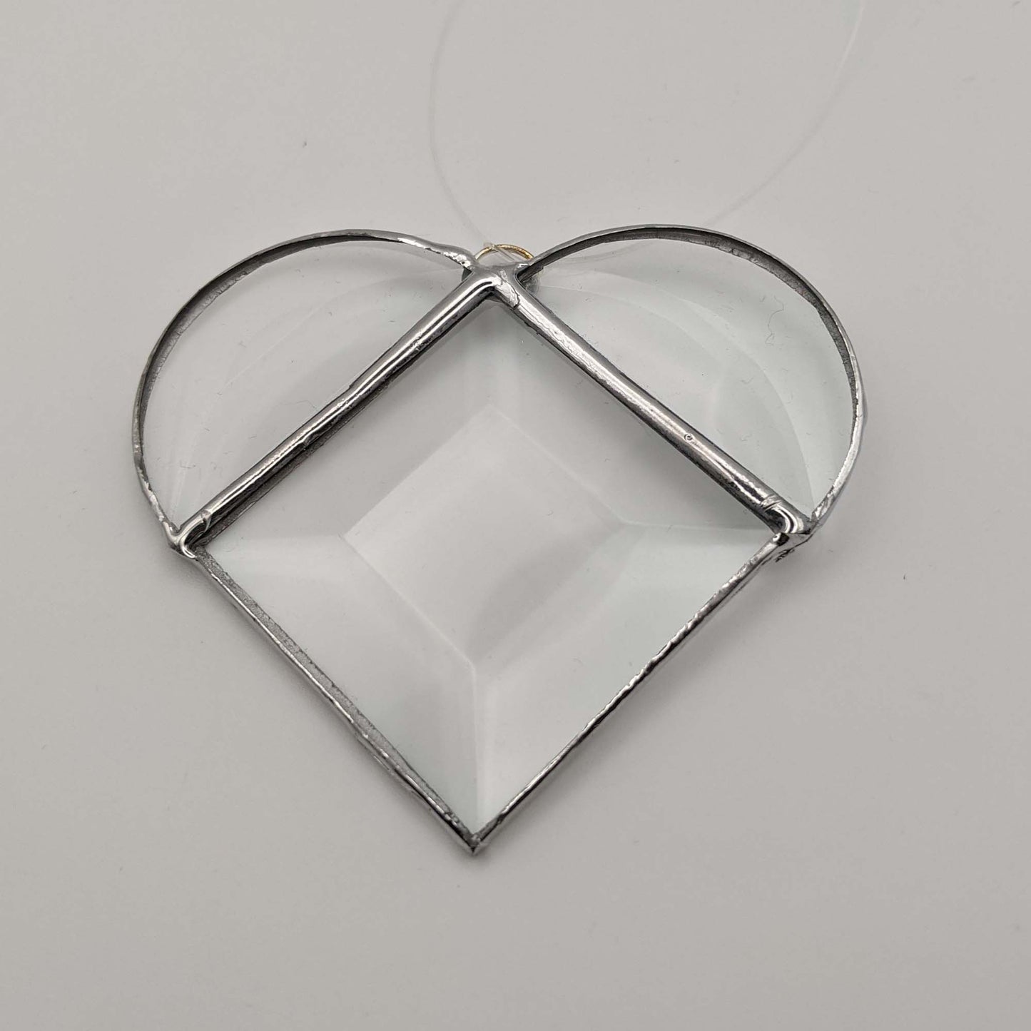Stained Glass Bevel Heart