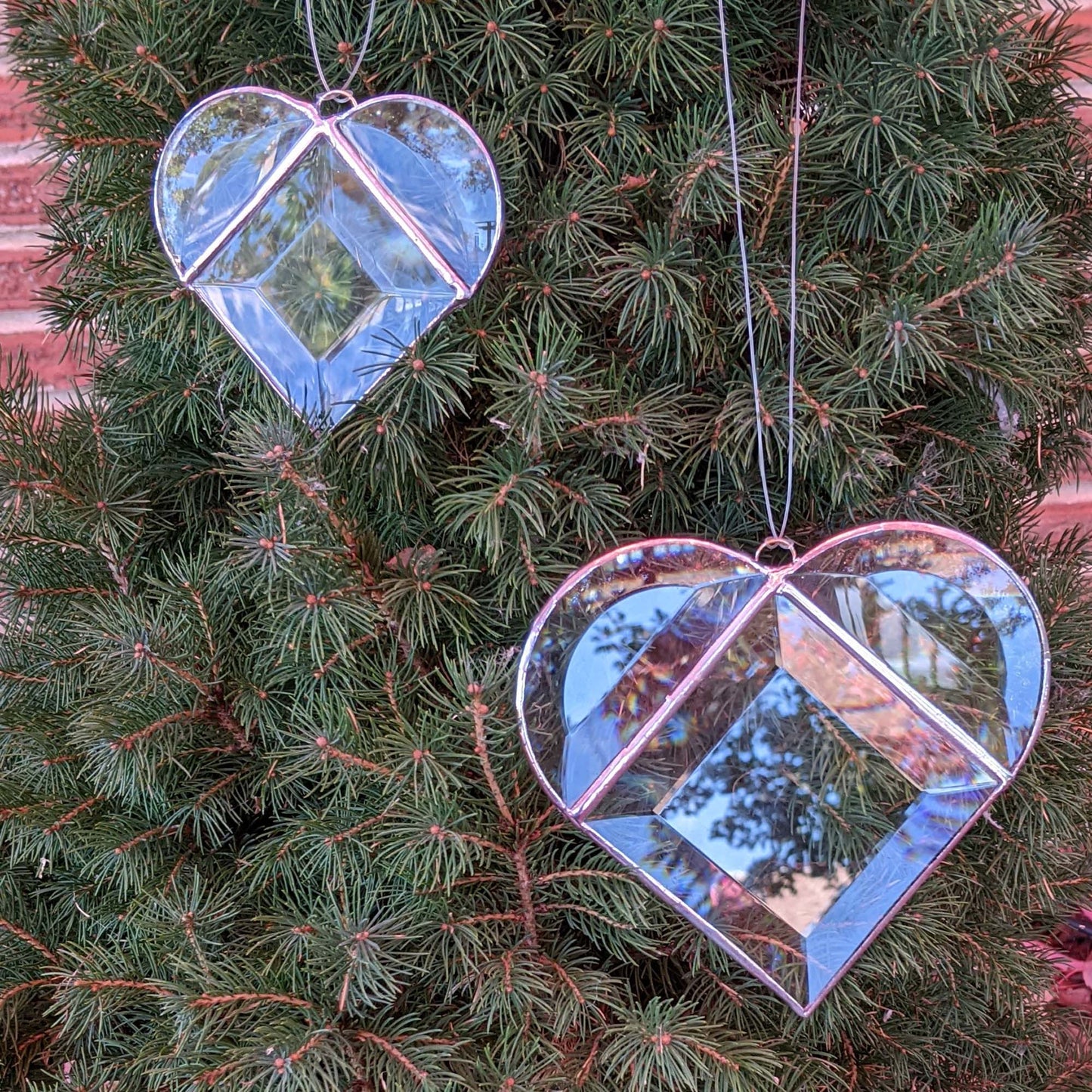 Stained Glass Bevel Heart