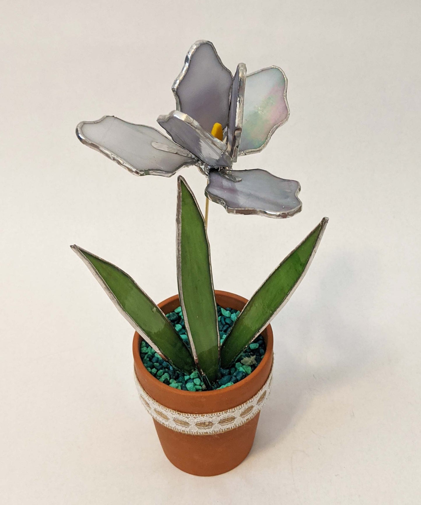 3D Iris Flower TUTORIAL stained glass pattern