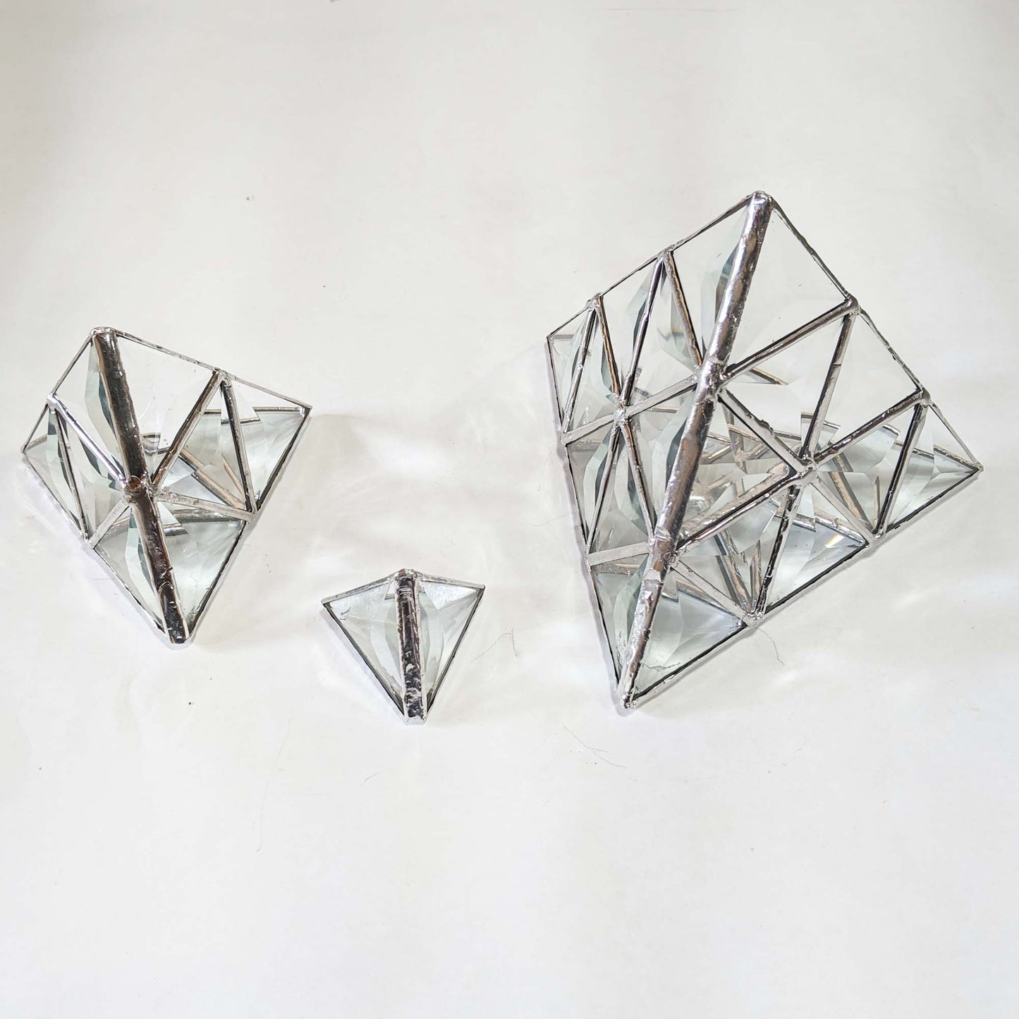 3D Multi-Bevel Pyramid Stained Glass TUTORIAL