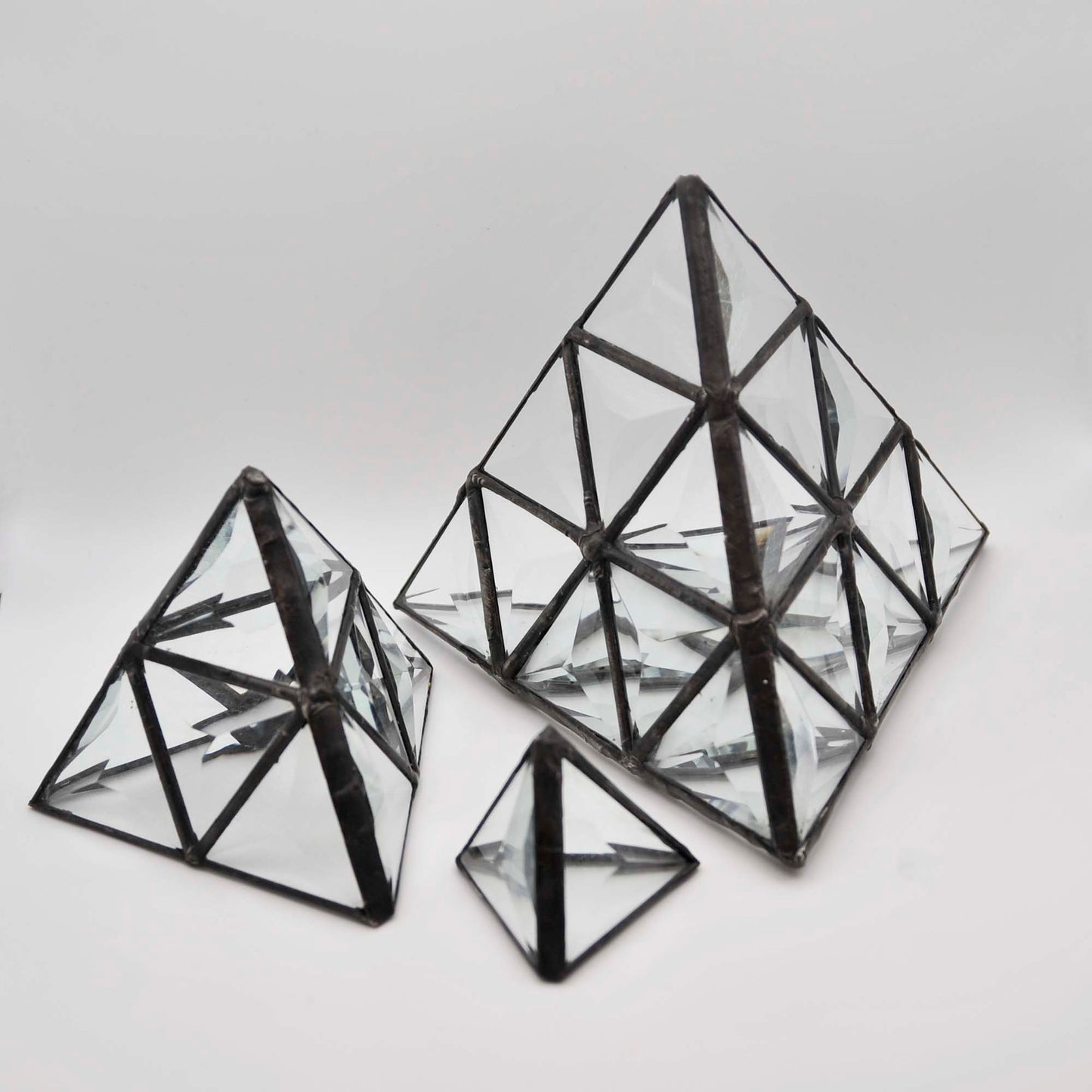 3D Multi-Bevel Pyramid Stained Glass TUTORIAL