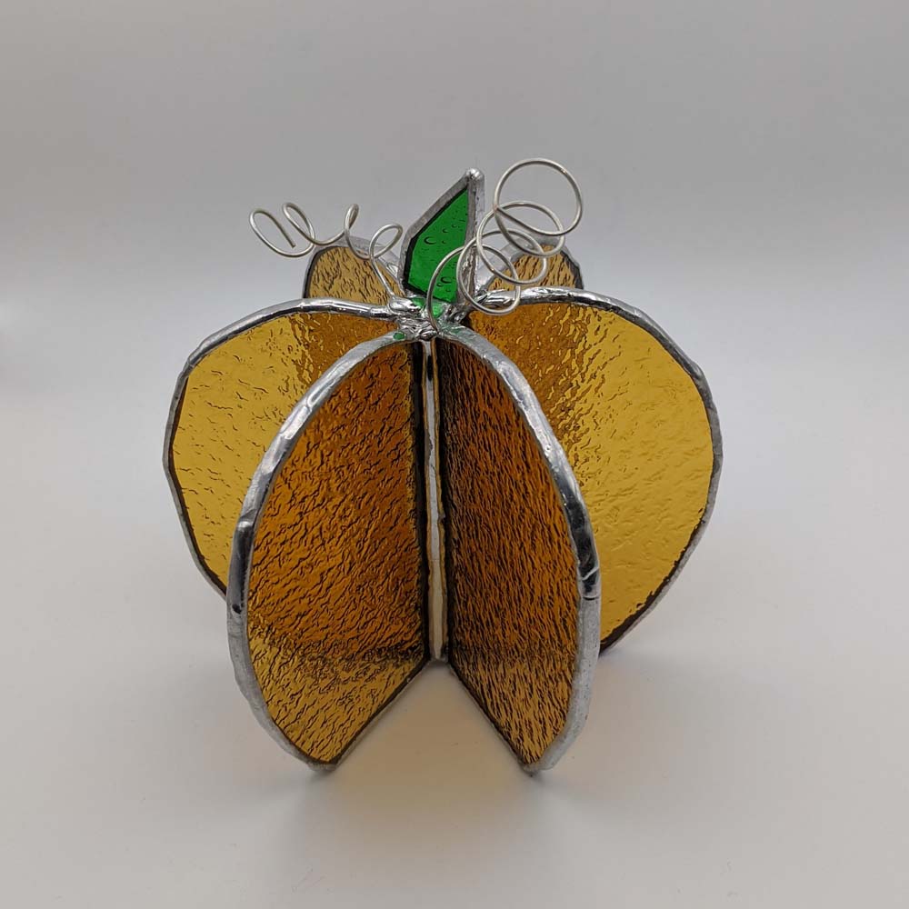 3D Pumpkin stained glass pattern TUTORIAL
