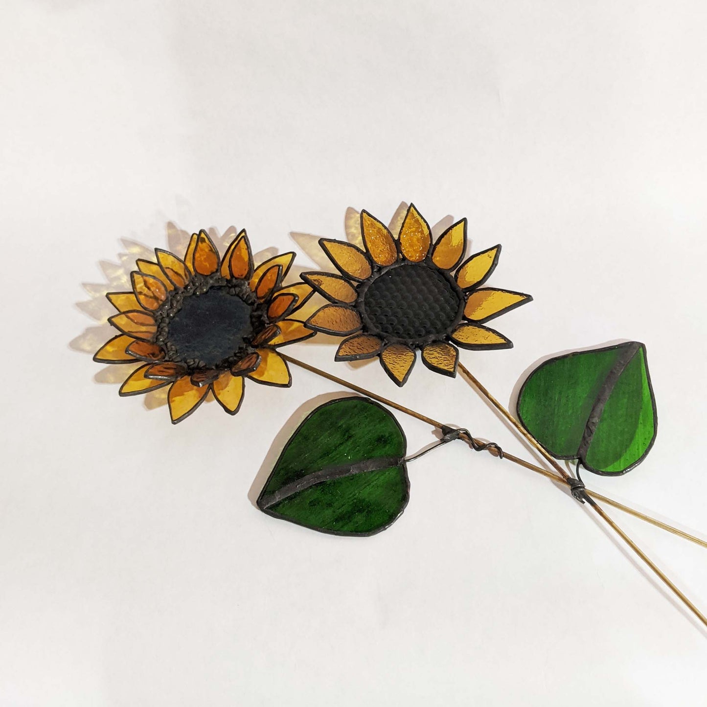 3D Sunflower TUTORIAL stained glass pattern