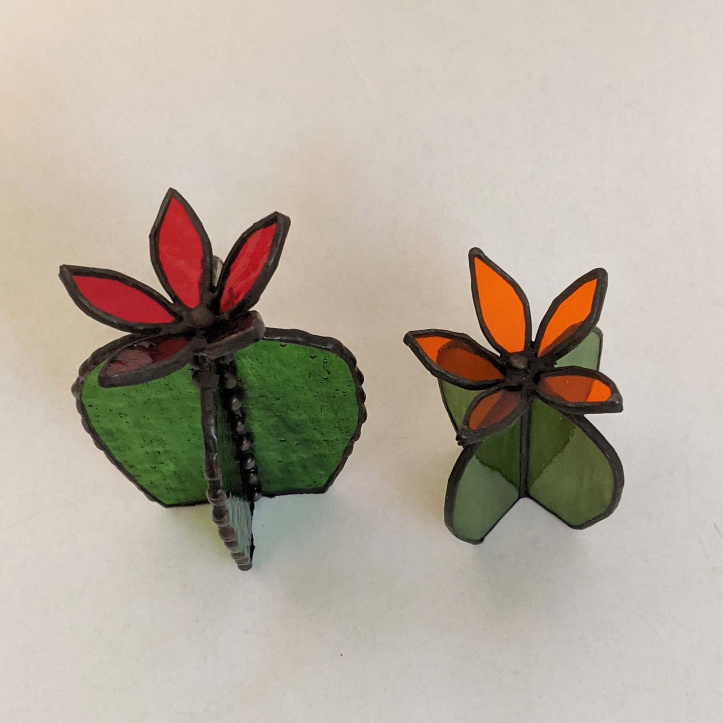 3D tall flowering stained glass Cactus pattern TUTORIAL