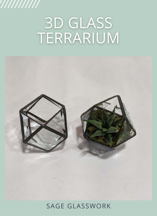 3D Geometric Glass Terrarium/Candle Holder TUTORIAL