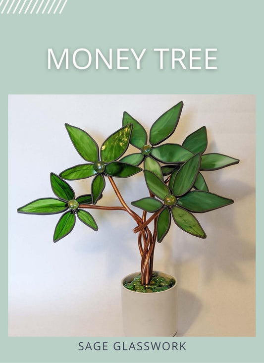 3D Money Tree TUTORIAL stained glass pattern