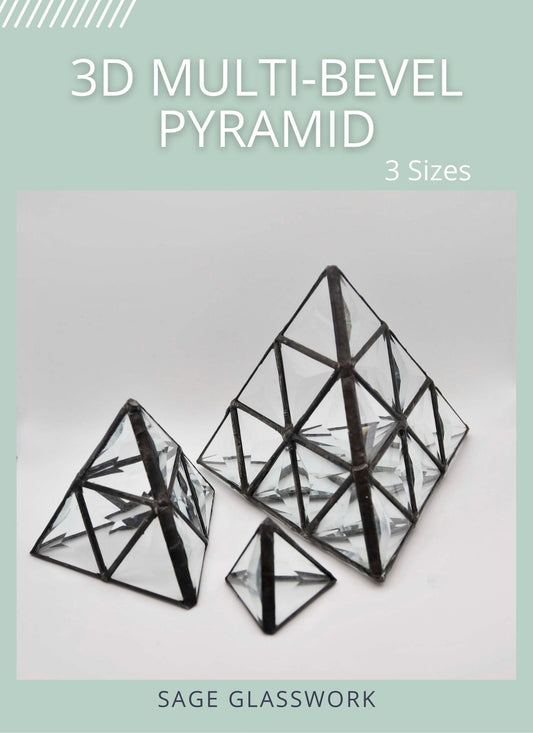 3D Multi-Bevel Pyramid Stained Glass TUTORIAL