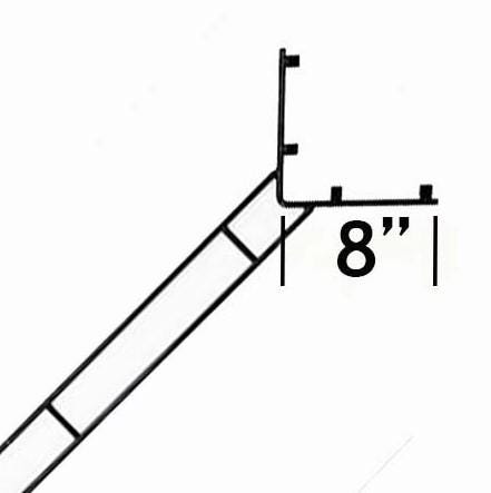 8" FAN Garden Stake Display Stand, 41 in. tall